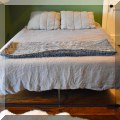 F38. Full platform bed. 